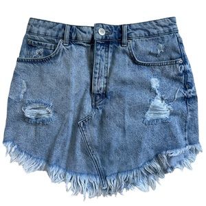 Urban Outfitters Women's Blue Jean Skirt